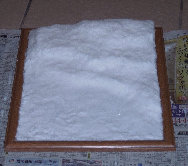 ジオラマを作ってみよう 第一回 雪原 サクッと ガンプラ製作活動ブログ